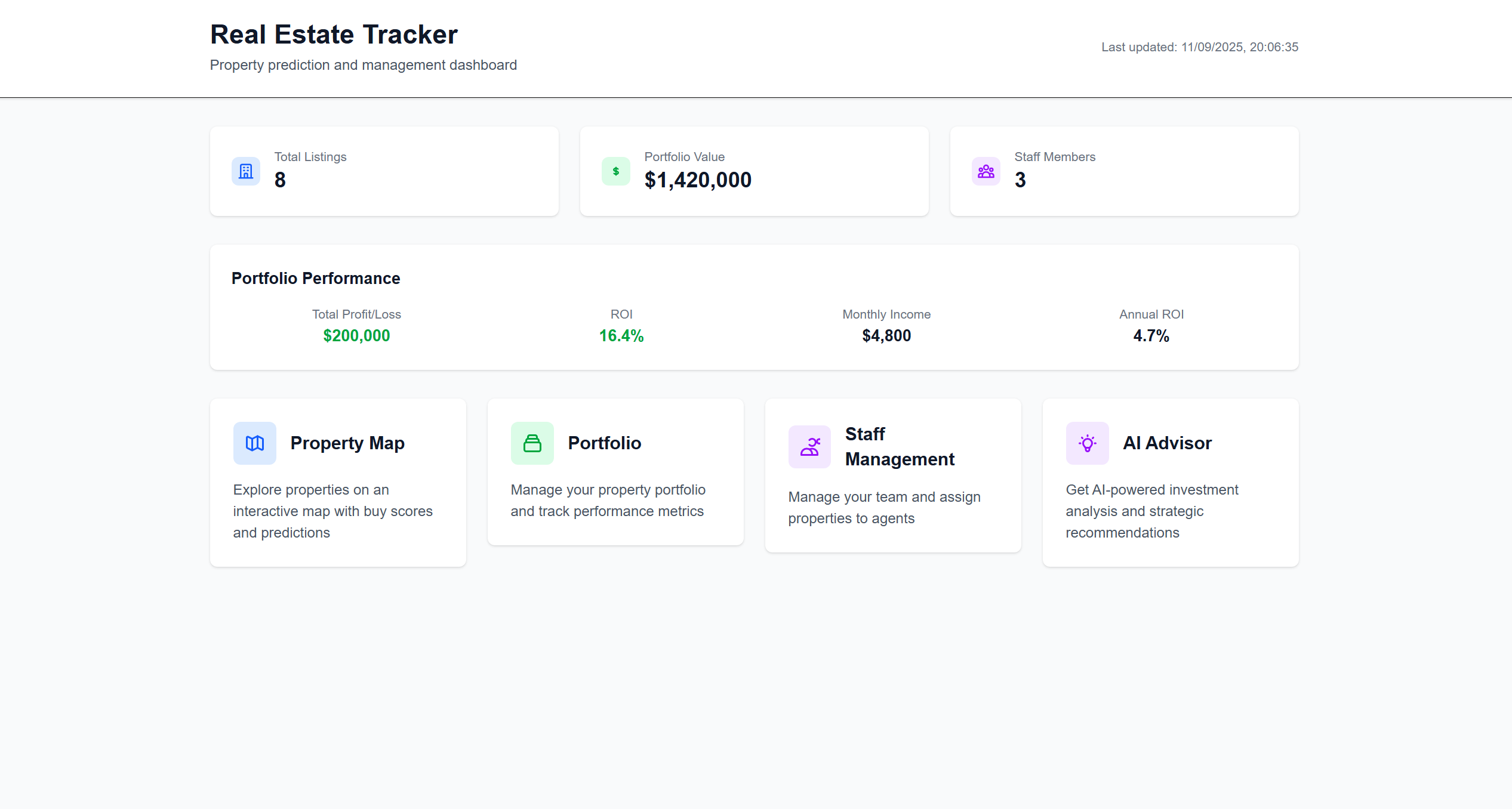 Real Estate Property Prediction App
